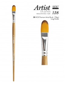 KCK PREMIUM FLAT LONG HANDLE BRUSH - BR 121FR #18